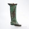 Molded Sheet Copper Boot-form Trade Sign