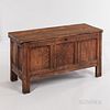 Oak and Pine Joined and Paneled Chest