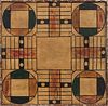 Painted Parcheesi Game Board