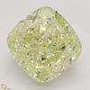 3.34 ct, Natural Fancy Yellow Even Color, VVS2, Cushion cut Diamond (GIA Graded), Appraised Value: $86,800 