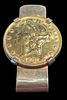 1901 Liberty Head $20 Dollar Gold Double Eagle Coin Money Clip