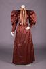 SILK SATIN AFTERNOON DRESS, c. 1895