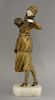 Demétre H Chiparus (Romanian, 1886-1947),<BR>'Winter', a gilt bronze and ivory figure of an elegant