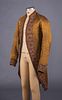 FANCY DRESS 18TH C STYLE FROCK COAT, CONTINENTAL, 1840s