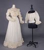 SUMMER DAY DRESS WITH TWO BODICES, c. 1903