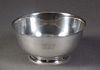 Tiffany & Co. Sterling Revere Form Footed Bowl, #23619, H.- 5 in., Dia.- 10 1/4 in., Wt.- 31.12 Troy Oz. Provenance: Property from a Gentleman Collect