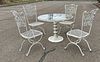 Set of Garden Chairs and Table