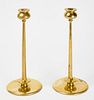 Pair of Arts and Crafts Style Candlesticks