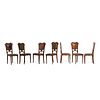 FRENCH Art Nouveau dining chairs