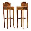 FRENCH ART NOUVEAU Pair of nightstands