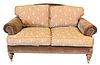 Drexel Heritage Pair of Custom Loveseats, sold by Lillian August, very clean condition, height 34 inches, length 62 inches.