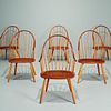 Thomas Moser, (6) Continuous Arm chairs