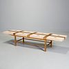 Harvey Probber, terrazzo and brass coffee table