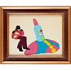 The Beatles Yellow Submarine animation cels