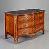 Louis XVI marquetry commode, signed Gosselin