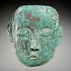 Chinese bronze funerary mask