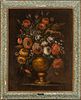 Important set of 4 Italian Flower Still Lifes representing the Four Seasons, Italian school of the 17th century