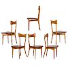 ICO AND LUISA PARISI Six dining chairs