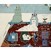 SAUL STEINBERG Wall-hanging tapestry