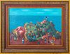 Tamas Galambos "Gulliver's Travels" Oil on Canvas