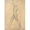 ÁNGEL ZÁRRAGA, Desnudo masculino, Firmado, Lápiz de grafito sobre papel, 51 x 35.5 cm