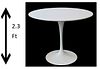 Knoll Saarinen "Tulip" Vintage Dining Table Signed