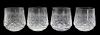 (4) Waterford Crystal Old Fashioned Glasses