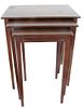 Antique Marquetry Nesting Tables