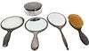 (4) Pc Silver Plated Vanity Set