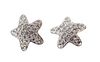 Swarovski Crystal Starfish Stud Earrings