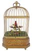 German Mechanical Singing Bird Cage Music Box