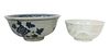 (2) Chinese Bowls, Crackleware & Celadon
