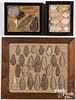 Collection of forty-two pre-historic stone points