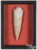 Native American Indian stone spear point