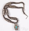 Navajo Indian sterling silver handmade necklace