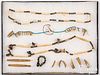 Native American Indian bone and claw beads