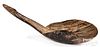 Northern Plains Indian carved buffalo horn scoop