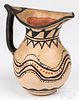 Cochiti Pueblo Indian polychrome pottery pitcher