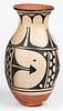 Santo Domingo Pueblo Indian pottery vase