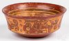 Pre-Columbian Mayan clay vessel