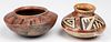 Pre-Columbian pottery bowl and an example