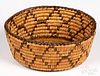 Small Pima coiled basket bowl