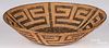 Pima Indian coiled basket bowl