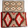 Navajo Indian woven rug textiles