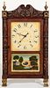 Empire mahogany mantel clock, 19th c.