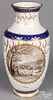 Large painted porcelain urn