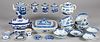 Chinese export blue and white porcelain.