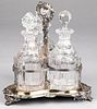 D&G Holy Sheffield plated decanter set