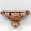 Continental Carved and Painted Pine Bracket
