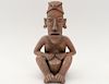 PRE-COLUMBIAN STYLE POTTERY DRUMMER